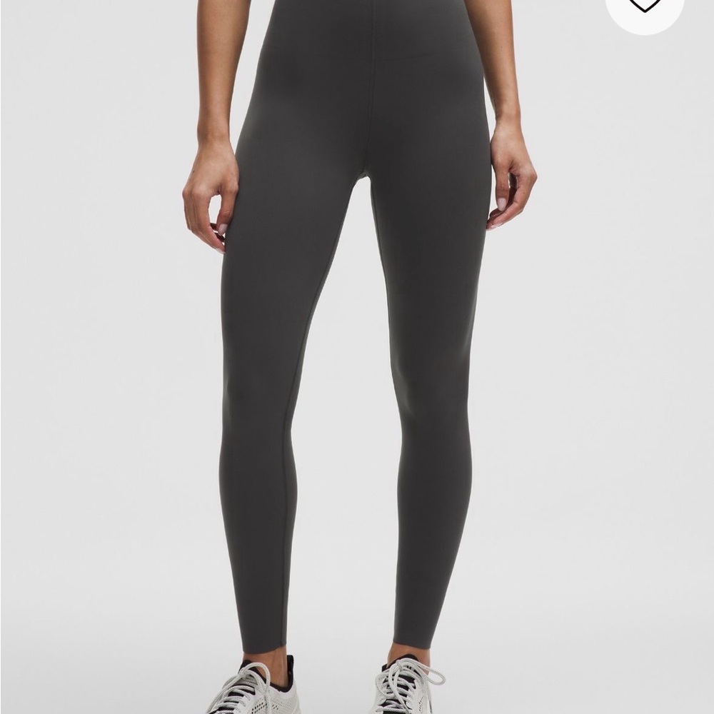 Lululemon Glow Up Super High Rise Crop 23” Graphite Grey